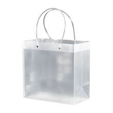 Werbe -Billig -Custom -Logo wasserdichte einfache klare Plastictote -Beutel tragbare PP transparente Einkaufstaschen